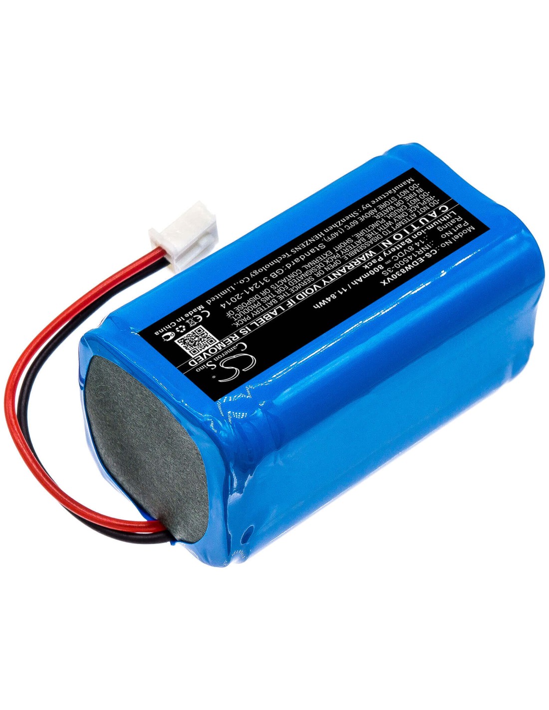 Battery for Ecovacs, W830, W830-rd, W830s 14.8V, 800mAh - 11.84Wh
