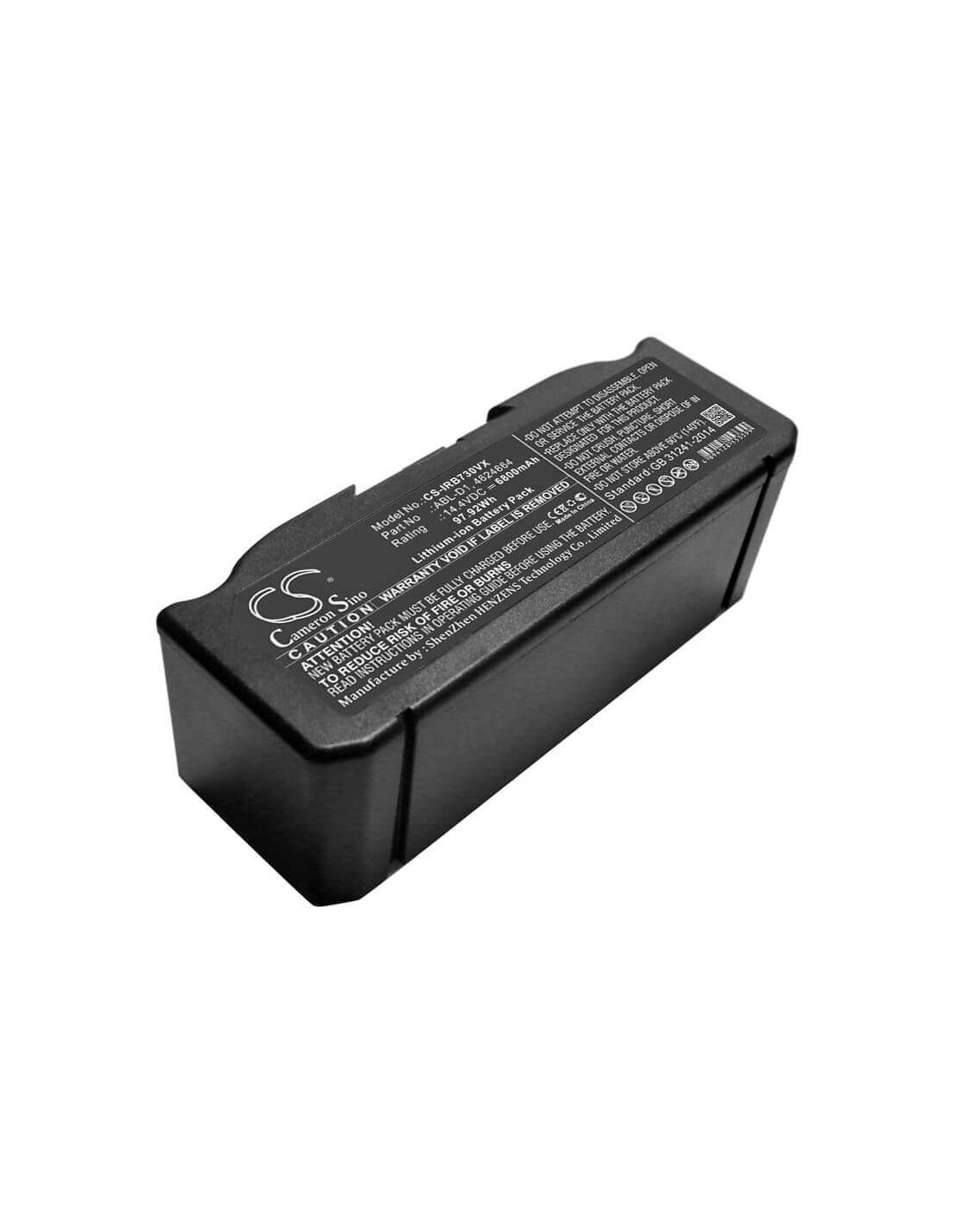 Super Extended Battery for iRobot Roomba e5 i7 Roomba i7 i7+ 14.4V, 6800mAh - 97.92Wh