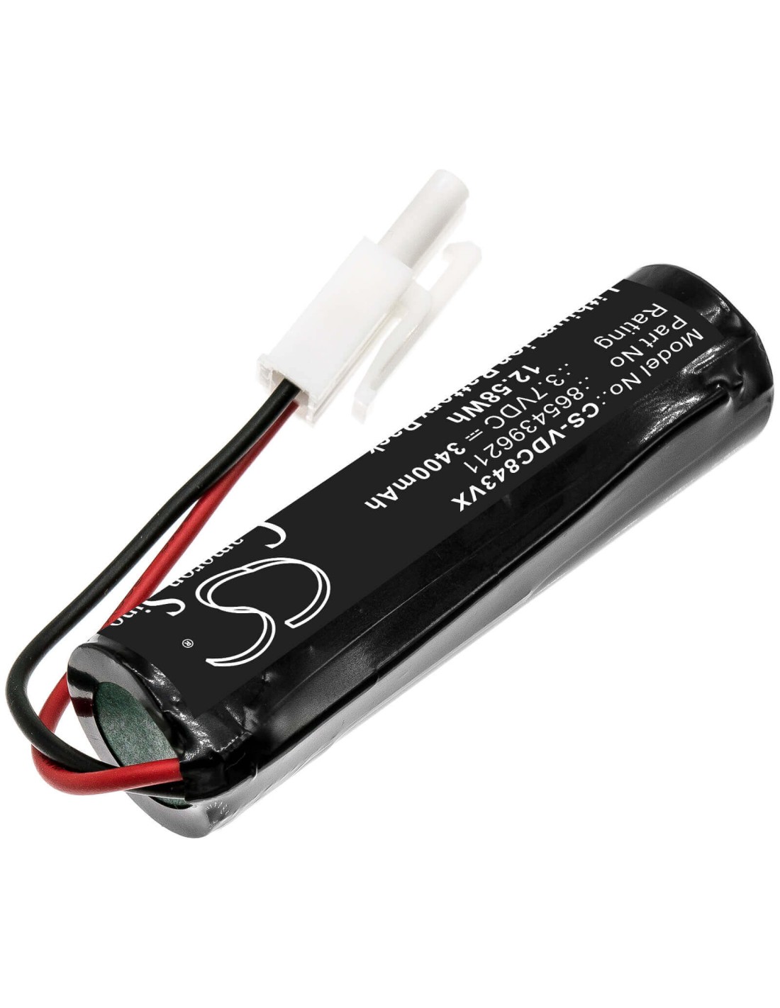 Battery for Vileda, Quick & Clean, Vi409842 3.7V, 3400mAh - 12.58Wh