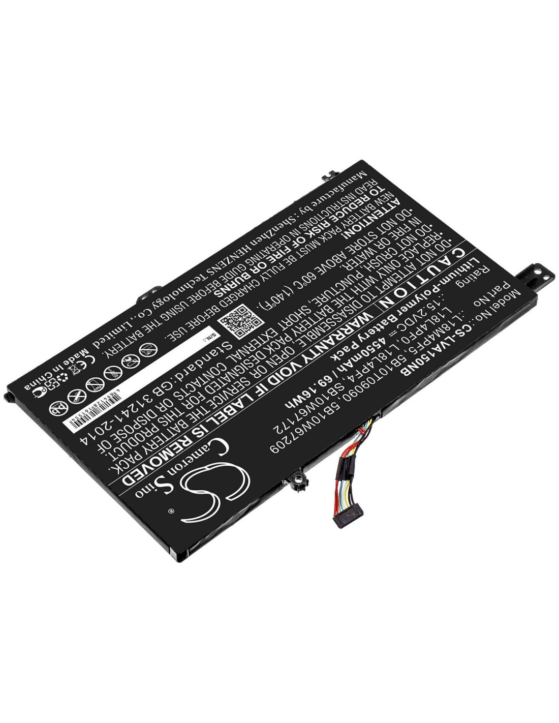 Battery for Lenovo, Xiaoxin Air 15 2019 15.2V, 4550mAh - 69.16Wh