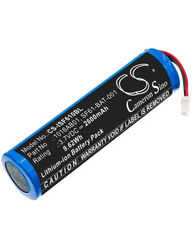 Battery for Intermec, Sf61, Sf61b 3.7V, 2600mAh - 9.62Wh