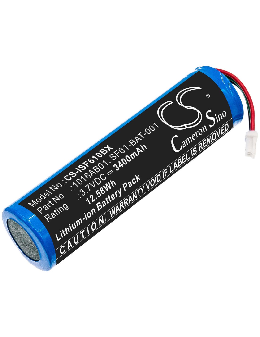 Battery for Intermec, Sf61, Sf61b 3.7V, 3400mAh - 12.58Wh