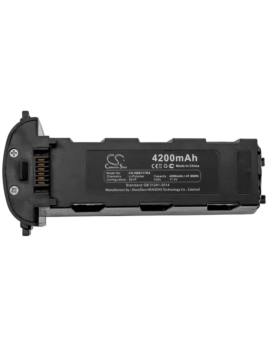 Battery for Hubsan, Zino, H117s, Zino 11.4V, 4200mAh - 47.88Wh