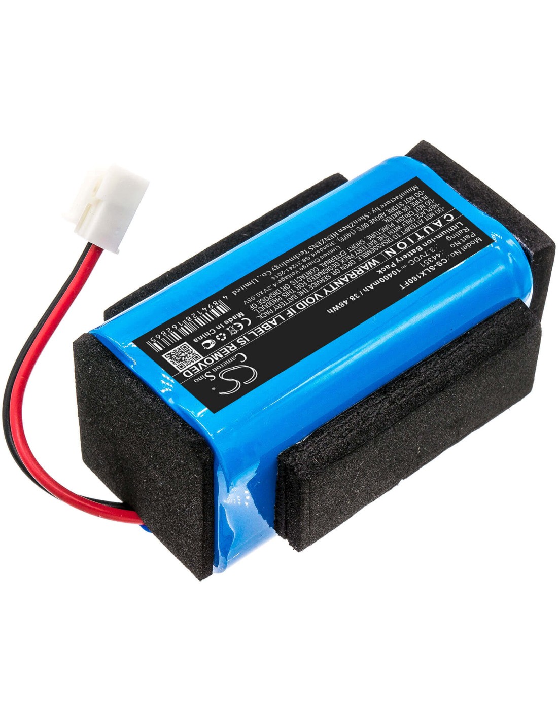 Battery for Streamlight, Vulcan, 180 3.7V, 10400mAh - 38.48Wh