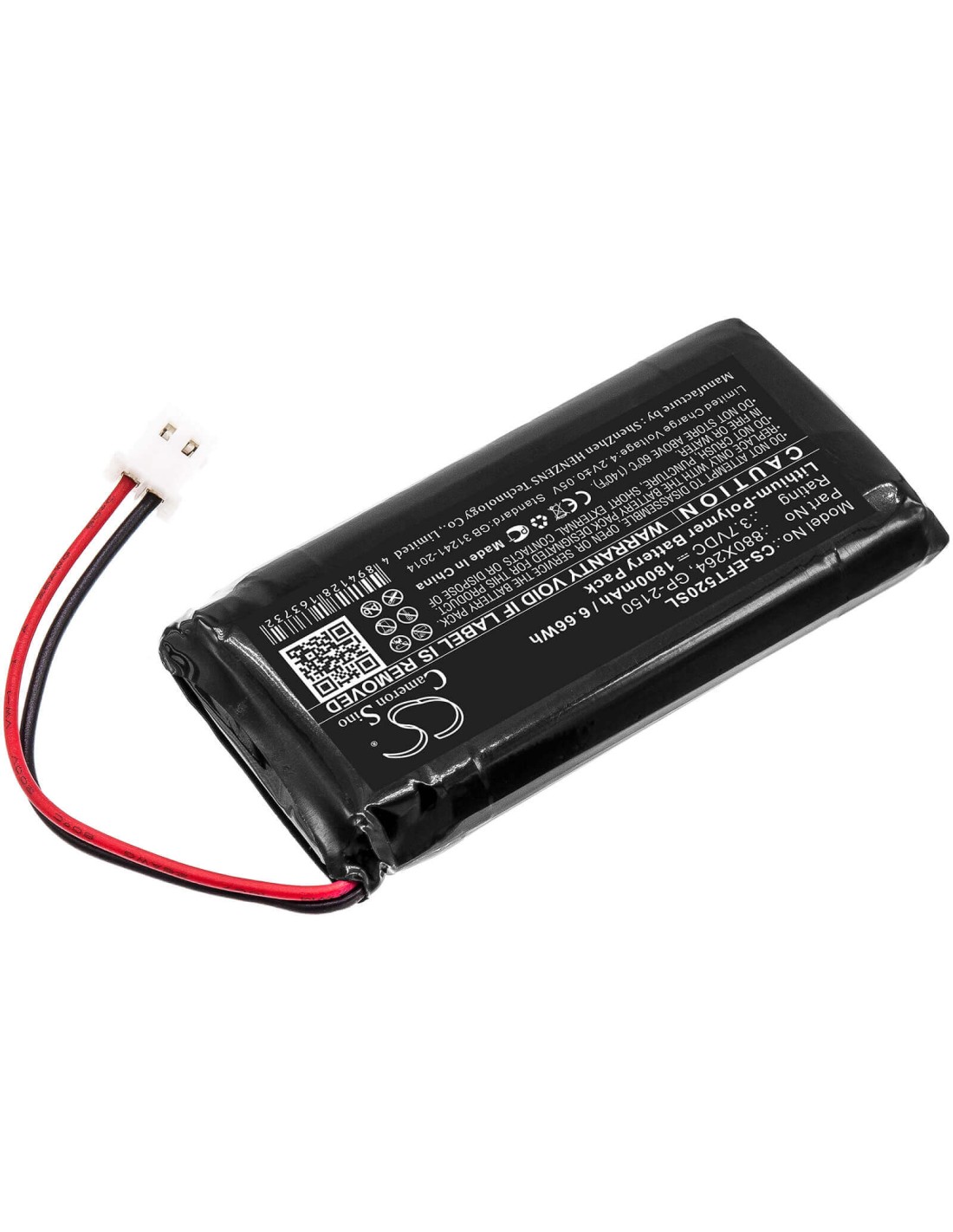 Battery for Exfo, Fot-5200 3.7V, 1800mAh - 6.66Wh
