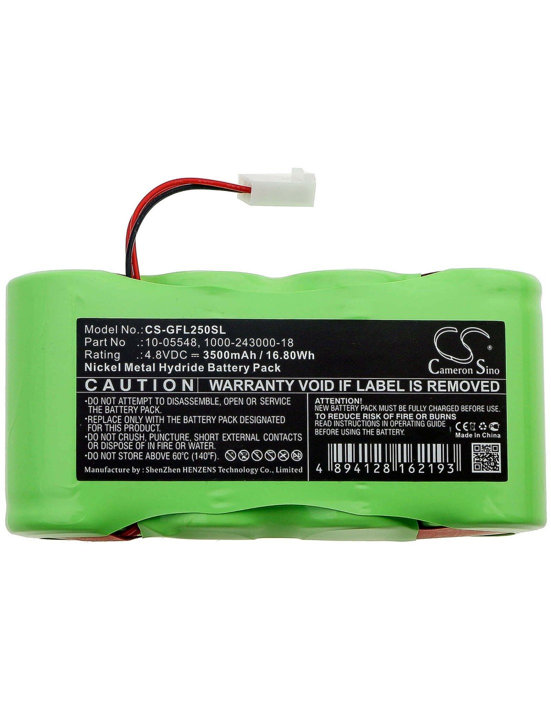 Battery for Geo, Fennel, Fl, 250 4.8V, 3500mAh - 16.80Wh