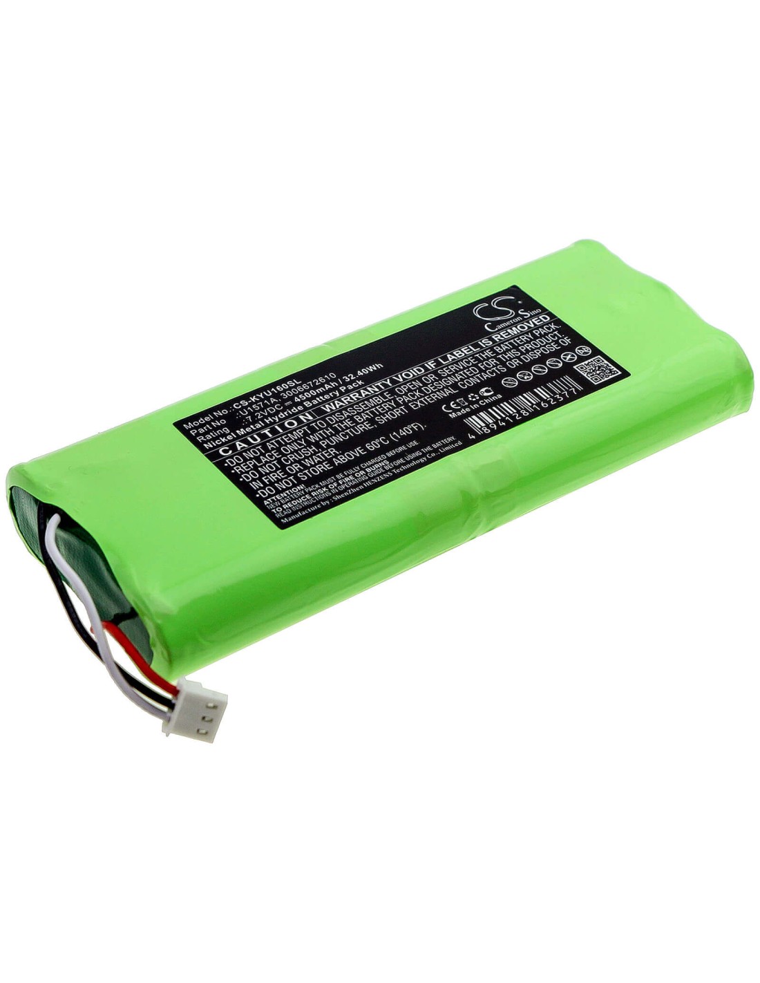 Battery for Keysight, U1600, U1602a, U1602b 7.2V, 4500mAh - 32.40Wh