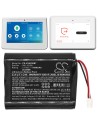 Battery for Adt, Command Smart Security Panel, Honeywell, Ai05-2 3.7V, 7800mAh - 28.86Wh