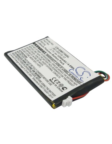 Battery for Garmin, Edge 605, Edge 705 3.7V, 1250mAh - 4.63Wh