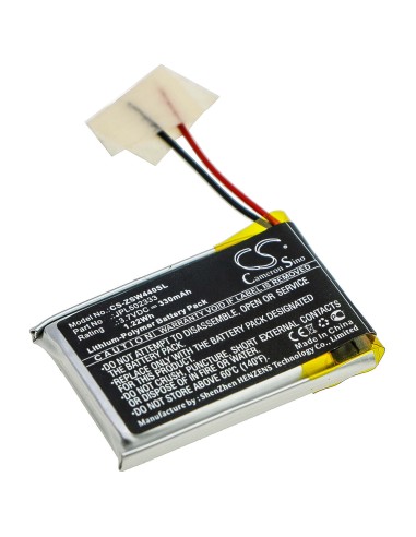 Battery for Izzo, A44040, Swami Voice Clip 3.7V, 330mAh - 1.22Wh
