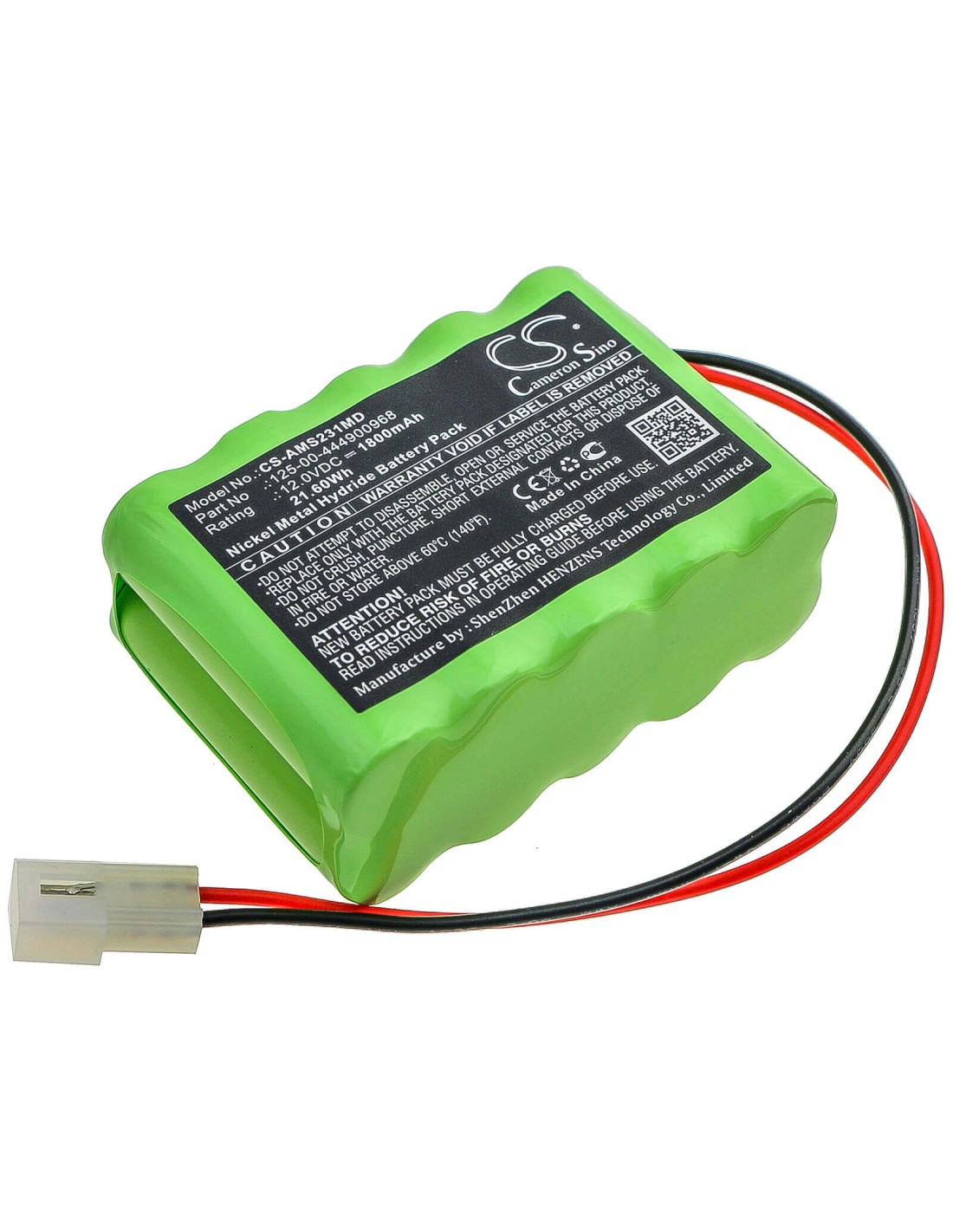 Battery for Alaris Medicalsystems, Infusion Pump 231, Infusion Pump 531 12V, 1800mAh - 21.60Wh