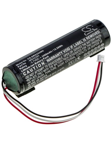 Battery for Drager, Tofscan Monitor, Tofscan Nmt Monito 3.7V, 3400mAh - 12.58Wh