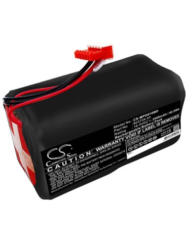Battery for Medtronic, Lifepak 9, Lifepak 9a, Lifepak 9b 16V, 2500mAh - 40.00Wh