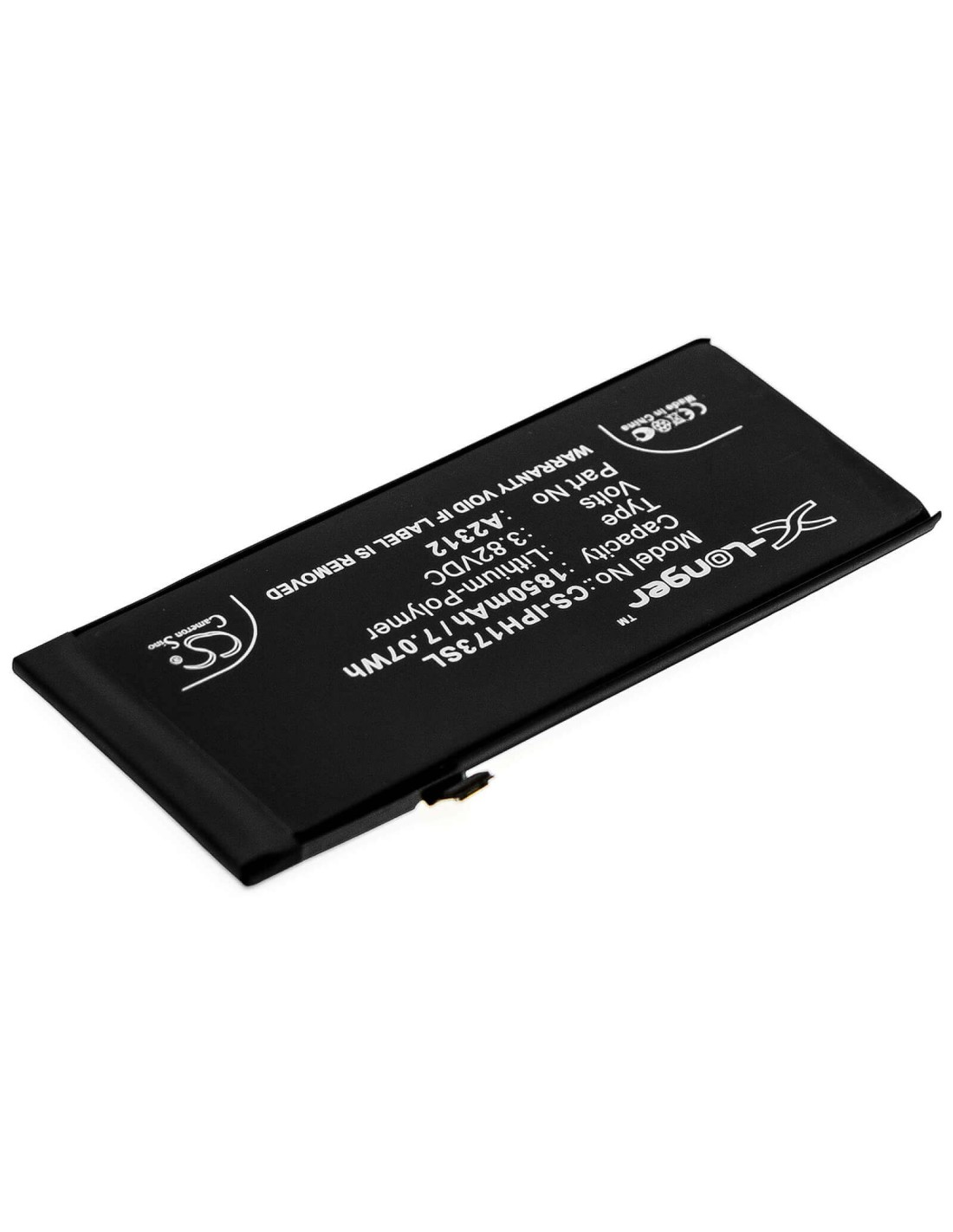 Battery for Apple, A2312, Iphone Se 2 3.82V, 1850mAh - 7.07Wh