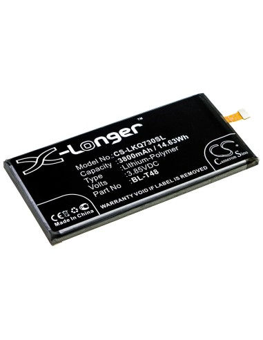 Battery for Lg, Lmq730am4, Lmq730am4a, Lmq730mm 3.85V, 3800mAh - 14.63Wh