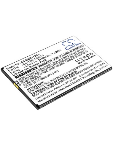 Battery for Doogee, X11 3.8V, 2200mAh - 8.36Wh