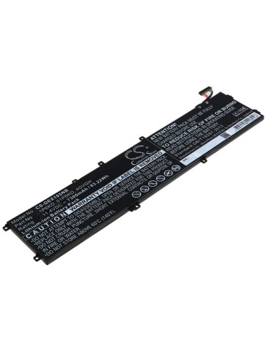 Battery for Dell, Precision 5510, Xps 15 9530, Xps 15 9550 11.4V, 7300mAh - 83.22Wh