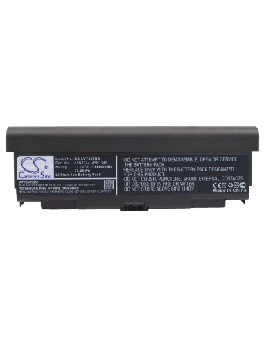 Battery for Lenovo, 20at0019cd, Thinkpad L440, Thinkpad L440 20as 11.1V, 6600mAh - 73.26Wh