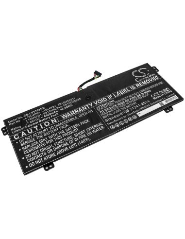 Battery for Lenovo, Yg 720-13ikb 80x6006pau, Yg 720-13ikb I5 8g 128g 10h 80x6006nau 7.68V, 6000mAh - 46.08Wh