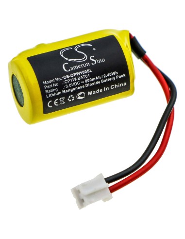 Battery for Omron, Cp1w-bat01 3V, 800mAh - 2.40Wh