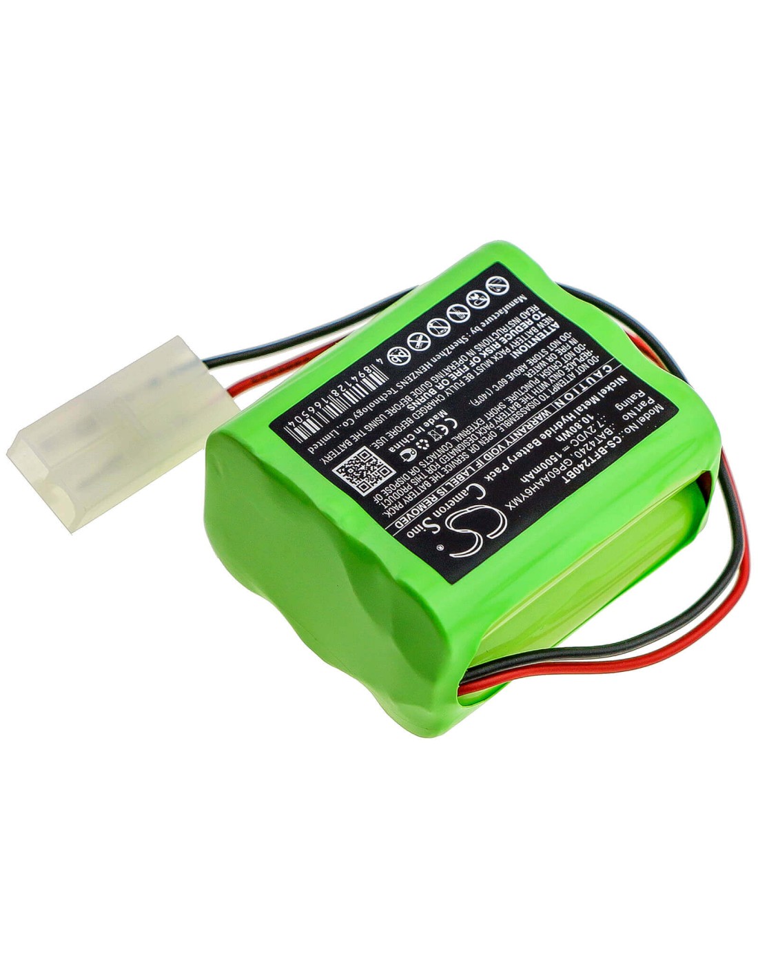 Battery for Burley, Gas Fire 7.2V, 1500mAh - 10.80Wh