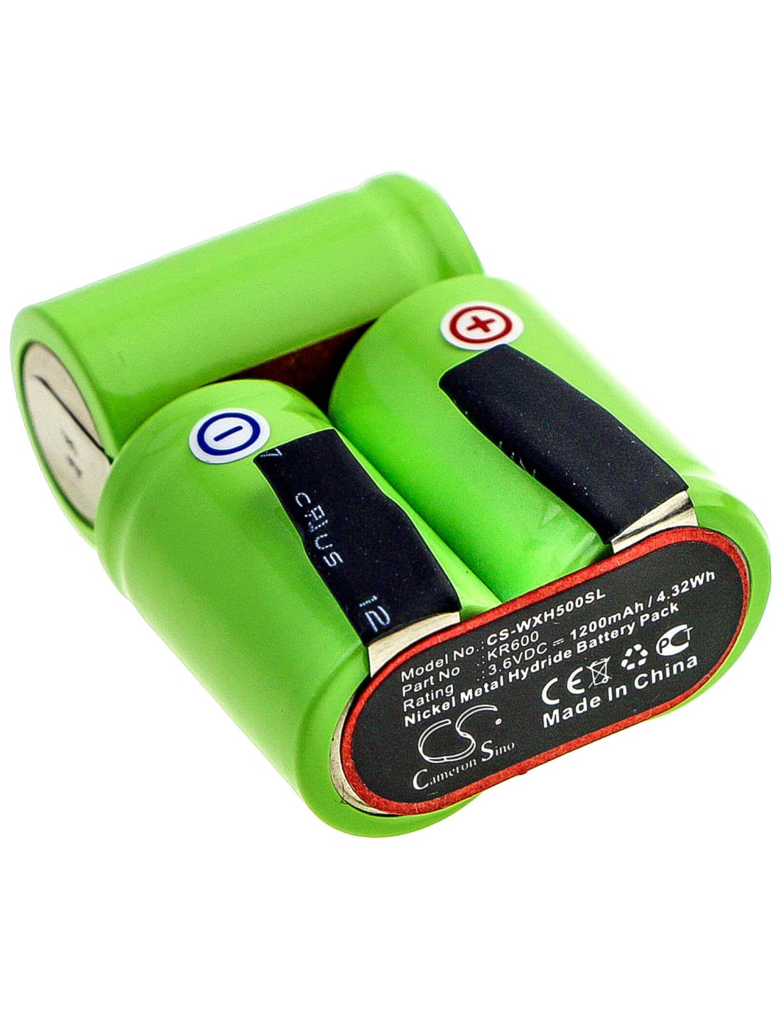 Battery for Tondeo, Eco Xp, Eco Xp Profi, Wella 3.6V, 1200mAh - 4.32Wh