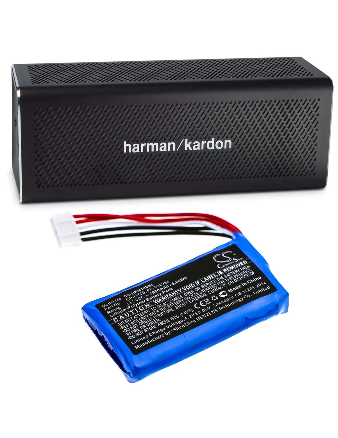Battery for Harman/kardon, One 3.7V, 1800mAh - 6.66Wh