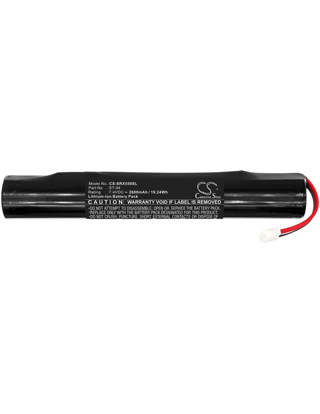 Battery for Sony, Srs-x55, Srs-x77 7.4V, 2600mAh - 19.24Wh