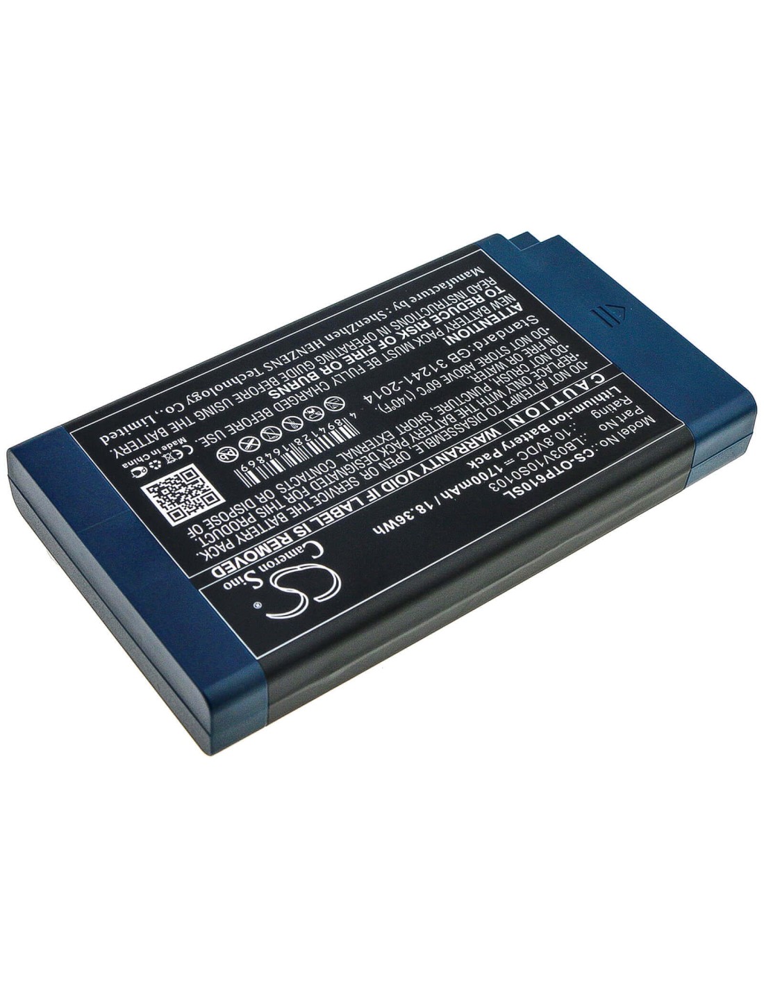 Battery for Opwill, Opt6123l, Otp6103, Otp-6103 10.8V, 1700mAh - 18.36Wh