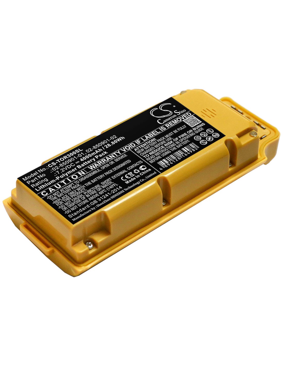 Battery for Topcon, Gr-3, Gr-5 7.2V, 4000mAh - 28.80Wh