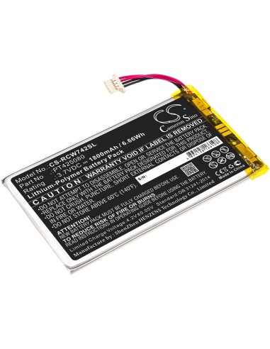 Battery for Rca, T6873w42, Voyager Ii 7" 3.7V, 1800mAh - 6.66Wh