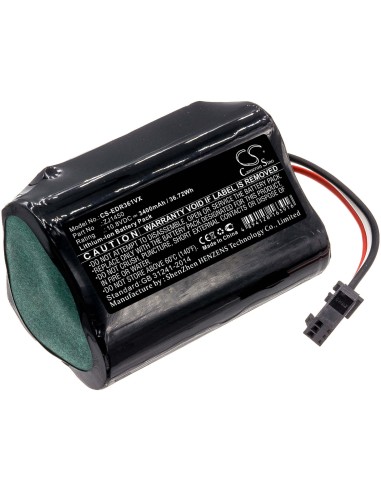 Battery for Ecovacs, D36a, D36b, D36c 10.8V, 3400mAh - 36.72Wh