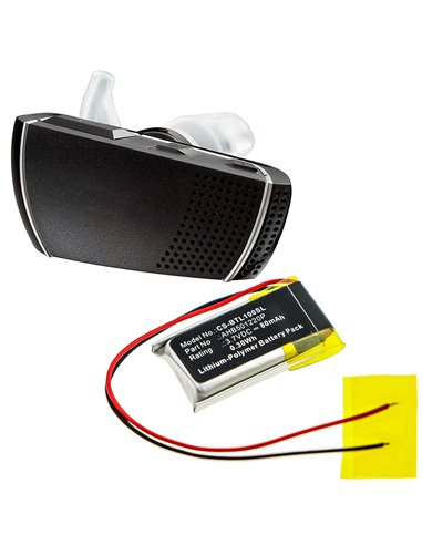 Battery for Bose, Bluetooth Headset Series 1 3.7V, 80mAh - 0.30Wh