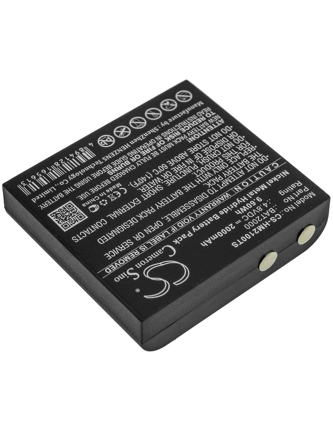 Battery for Hme, Com 2000 4.8V, 2000mAh - 9.60Wh