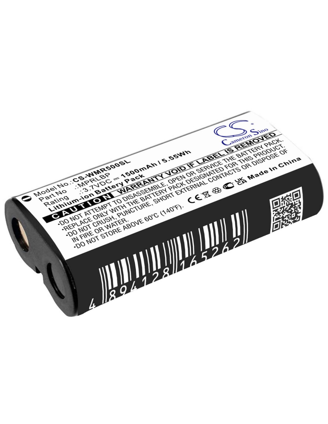 Battery for Wisycom, Mpr30, Mpr30-eng, Mpr50 3.7V, 1600mAh - 5.92Wh