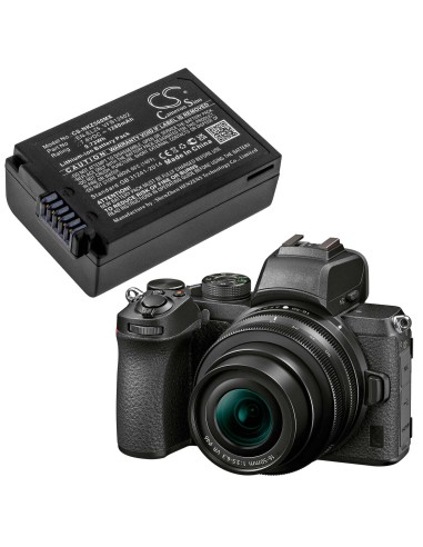 Battery for Nikon, Z50, Z50 Zfc 7.6V, 1280mAh - 9.73Wh