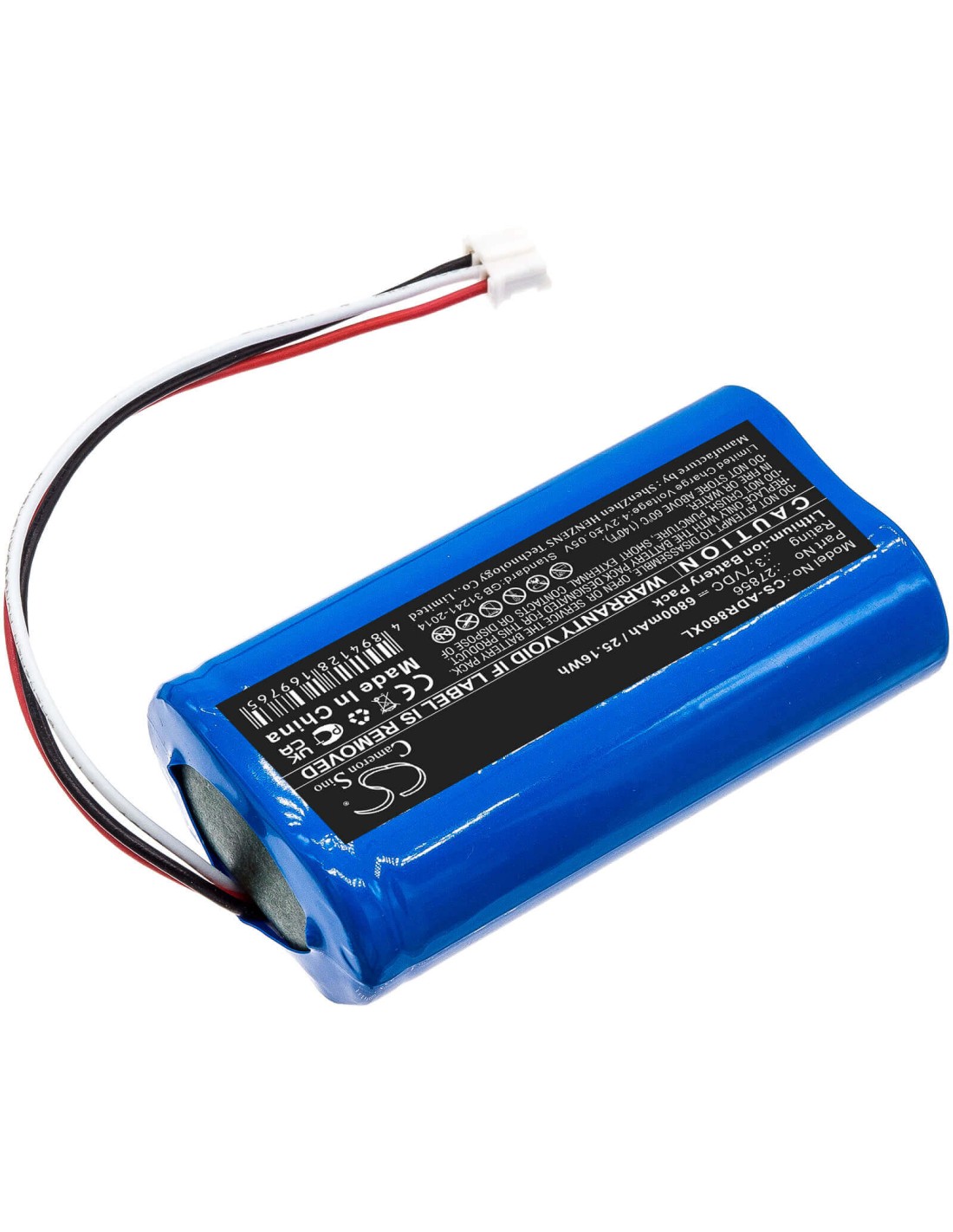 Battery for Albrecht, Dr 855, Dr 860, Dr855 3.7V, 6800mAh - 25.16Wh