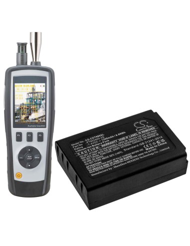Battery for Cem, Dt-9880, Dt-9880m, Dt-9881 7.4V, 1200mAh - 8.88Wh