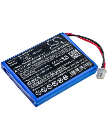 Battery for Deviser, S30 7.4V, 1800mAh - 13.32Wh