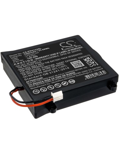 Battery for Peaktech, P1195, P1205, P1220 7.4V, 3200mAh - 23.68Wh