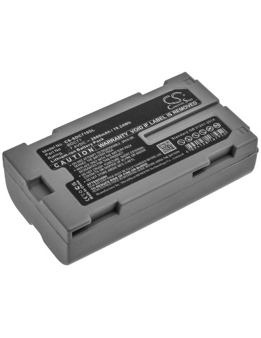 Battery for Sokkia, 3d Layout Navigator Ln-150, Pipe Laser Tp-l6 7.4V, 2600mAh - 19.24Wh