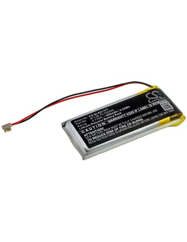 Battery for Streamlight, Clipmate Usb 3.7V, 600mAh - 2.22Wh