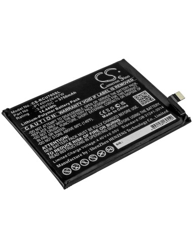 Battery for At&t, Radiant Max, U705aa 3.85V, 3750mAh - 14.44Wh