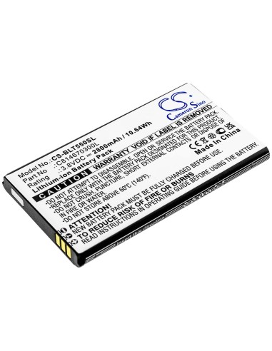 Battery for Blu, T550, Tank 2.4 Torch 3.8V, 2800mAh - 10.64Wh