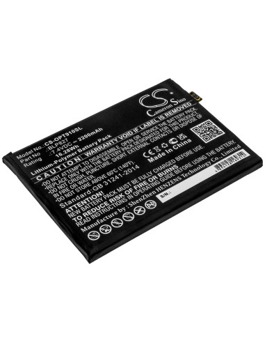 Battery for Oneplus, 9 Pro 5g, Le2120, Le2121 7.4V, 2200mAh - 16.28Wh