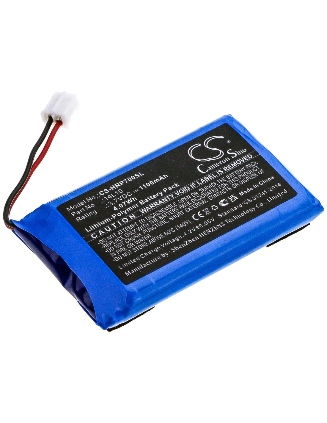 Battery for Hairmax, Pr7-v01, Prima 7, Prima 9 3.7V, 1100mAh - 4.07Wh