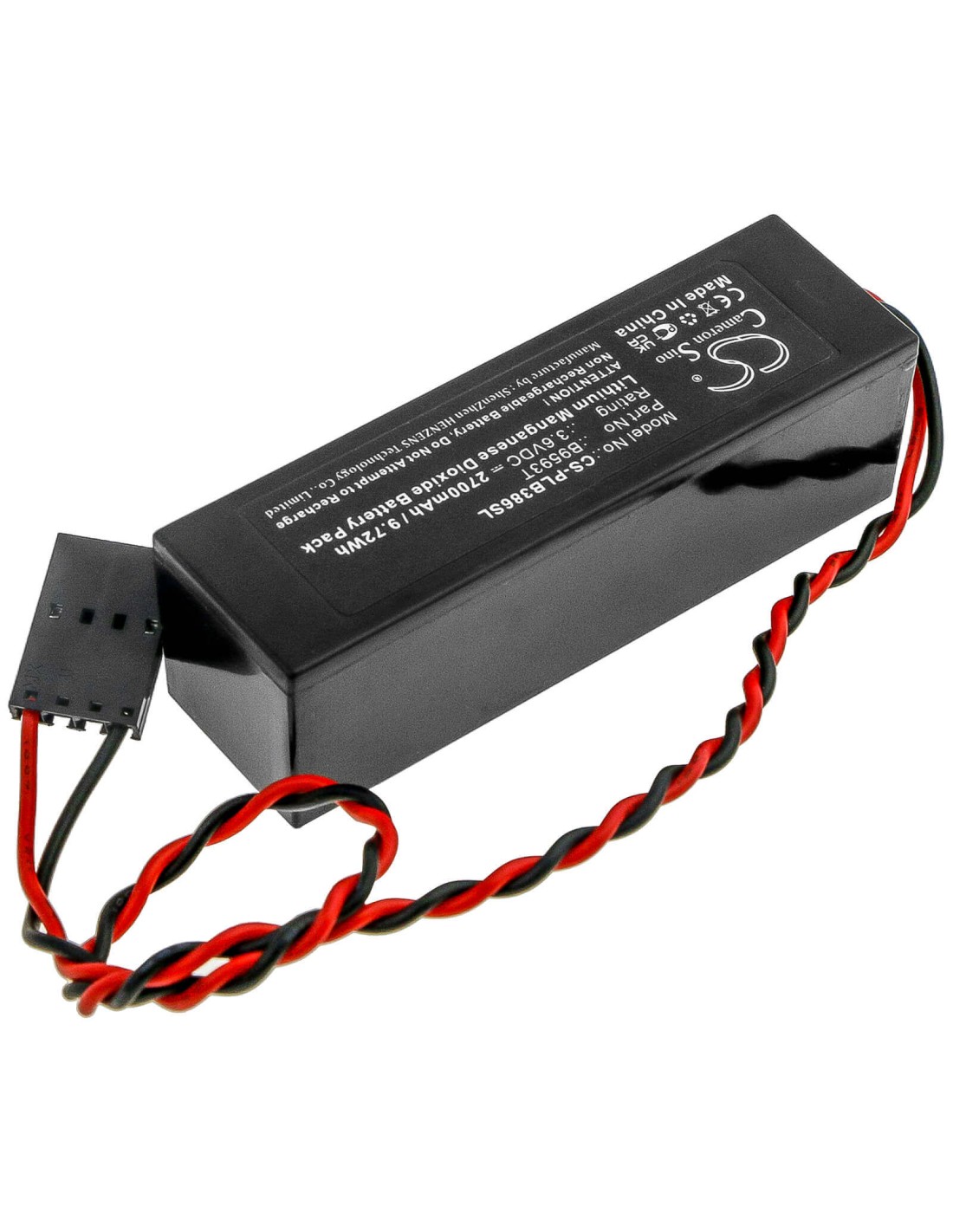 Battery for Micro Express, 286/12sl 3.6V, 2700mAh - 9.72Wh