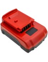 Battery for Porter Cable, Pc1800d, Pc1800l, Pc1800rs 18V, 2500mAh - 45.00Wh