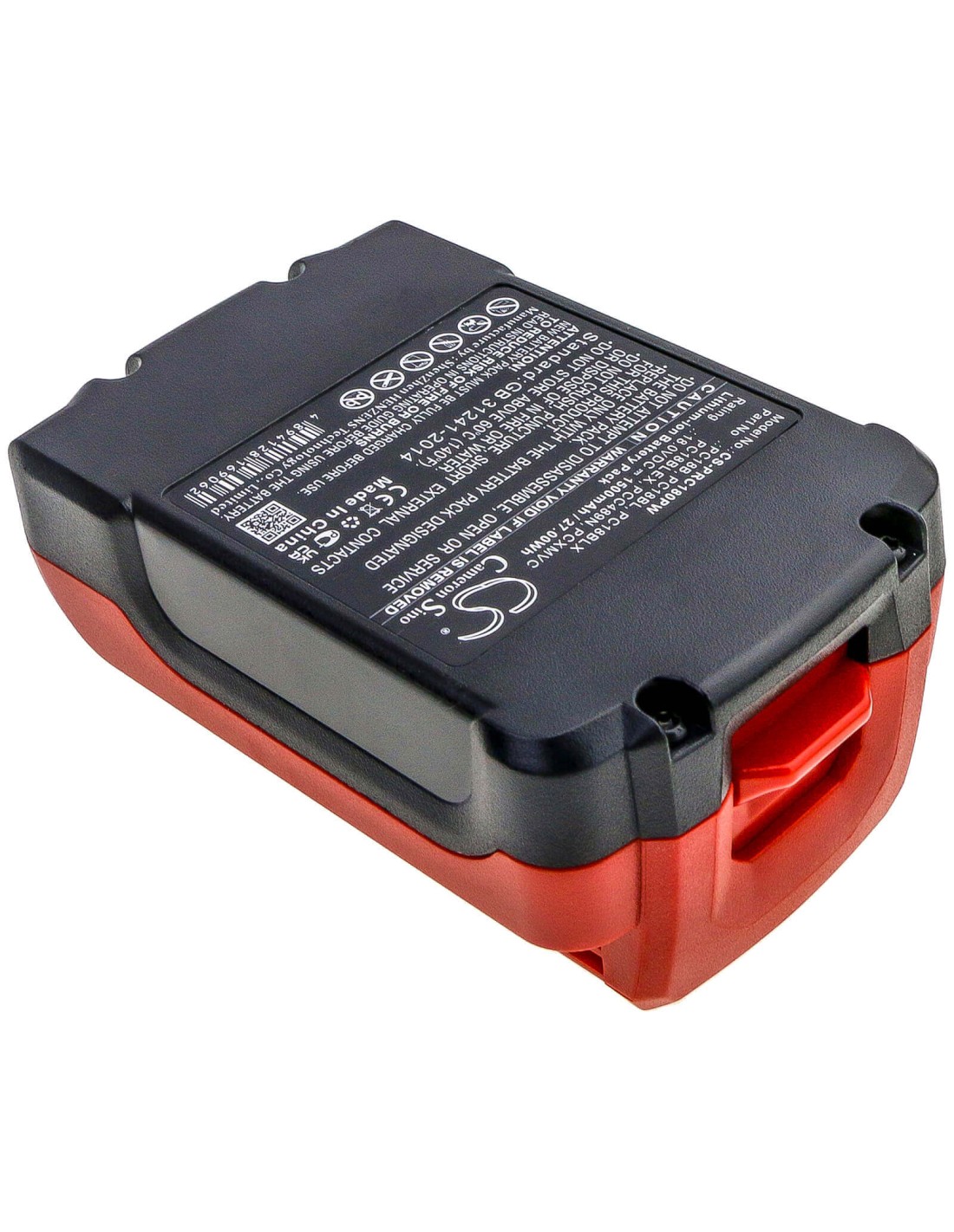 Battery for Porter Cable, Pc1800d, Pc1800l, Pc1800rs 18V, 1500mAh - 27.00Wh