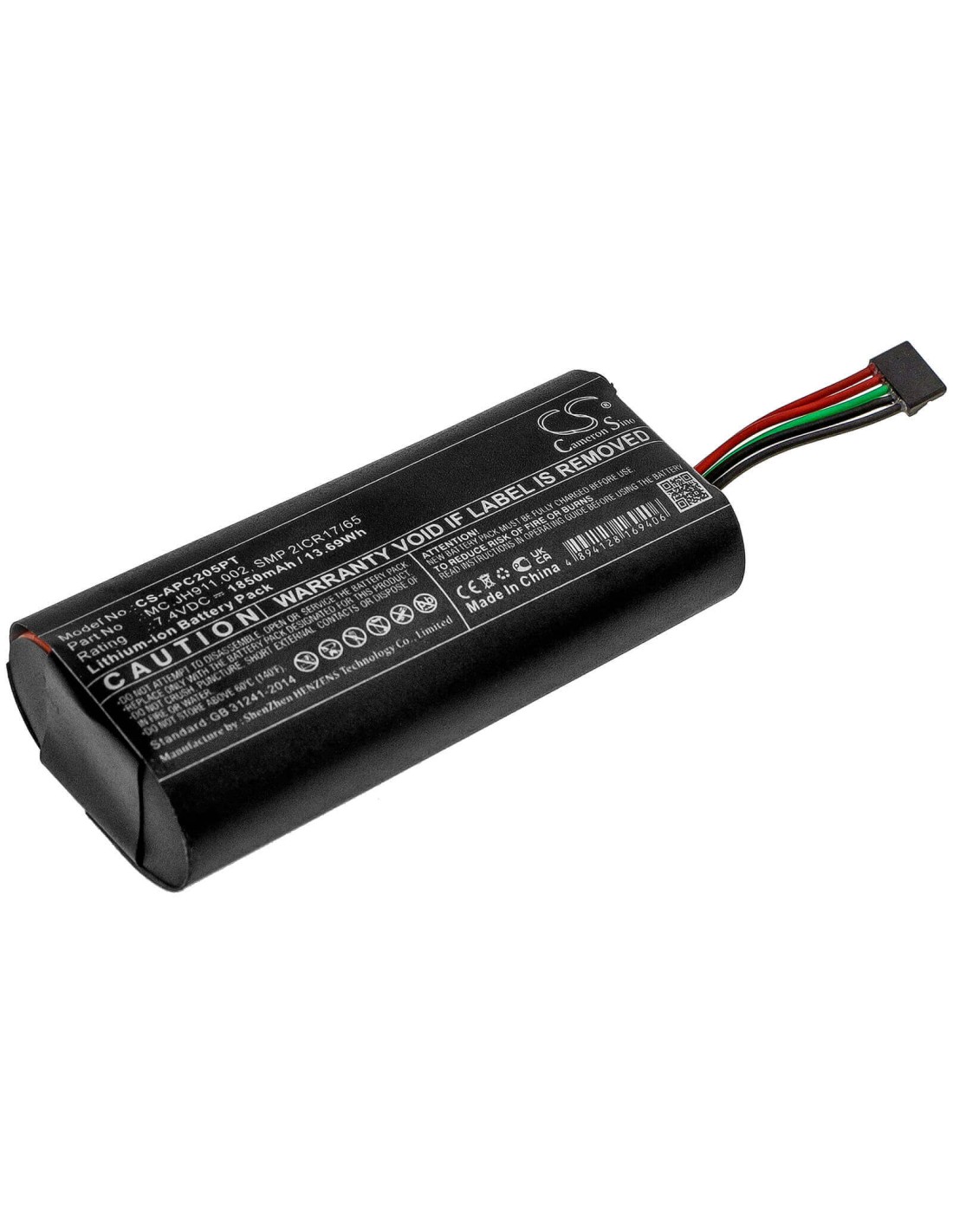 Battery for Acer, Projector C205 7.4V, 1850mAh - 13.69Wh